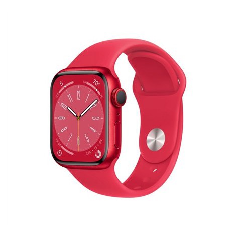 Apple Watch | Series 8 (GPS + Cellular) | Smart watch | Aerospace-grade aluminium alloy | 41 mm | Red | Apple Pay | 4G | Water-r - 2